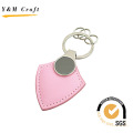 China Factory Souvenir Customized Logo Leather Key Chain for Gift